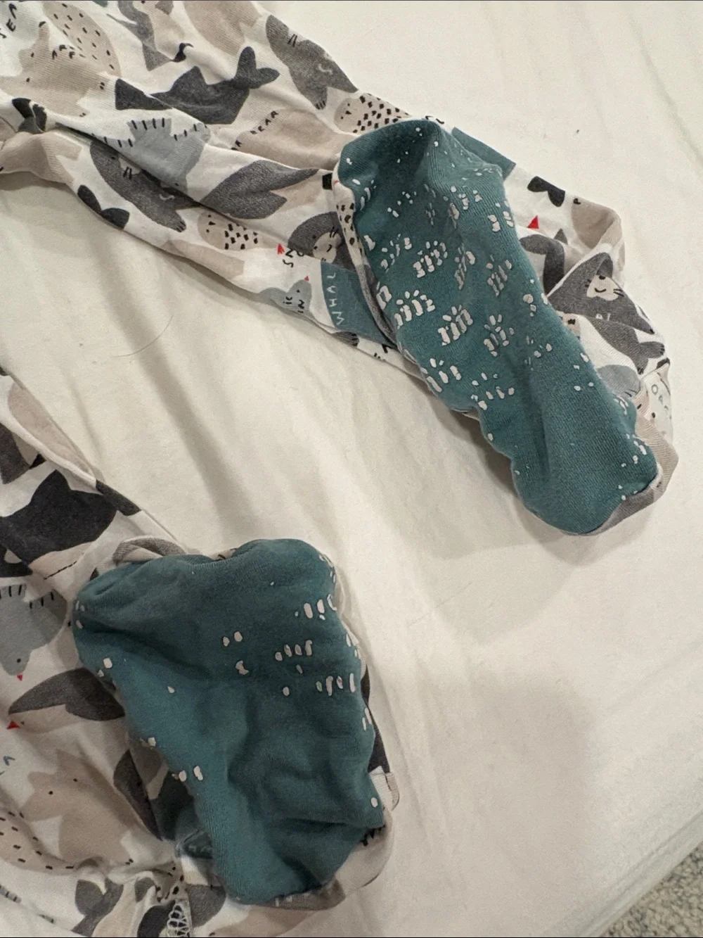 MagneticMe bamboo footie pajama set